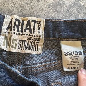 Ariat Men's Slim Straight Jeans - Indigo